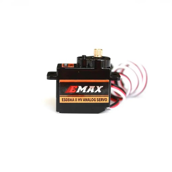 EMAX ES08MA II HV Mini All-Purpose High Voltage Metal Gear Analog Servo for RC FPV Racing Long Range Drone Plane Fixed-wing DIY
